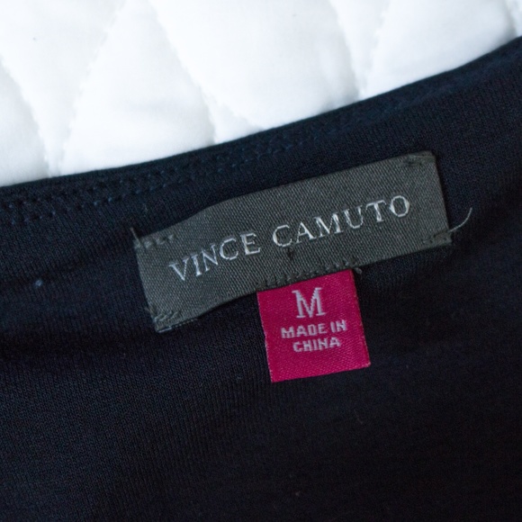 ✨Vince Camuto | Navy Striped 3/4 Sleeve Blouse - Picture 2 of 5